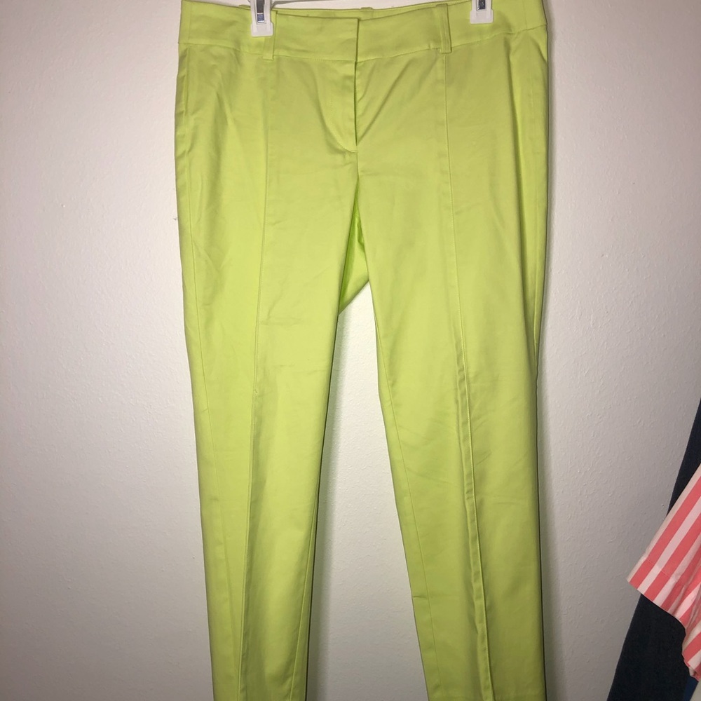 Ann Taylor Pastel green business women pants.